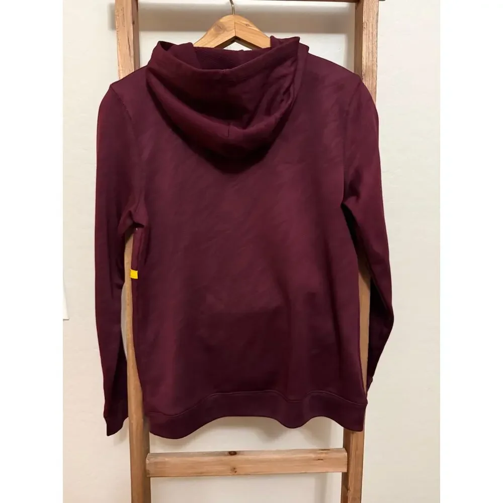 Adidas Arizona State Sun Devils Maroon Pullover Hoodie | Size Small